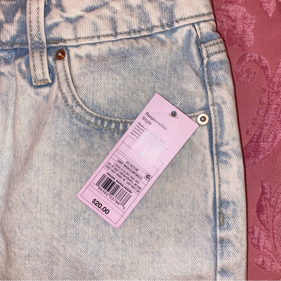 Denim Stretch Mini Skirt Target Wild Fable Light-wash Pockets 90s Y2K Small 4 - Picture 7 of 12